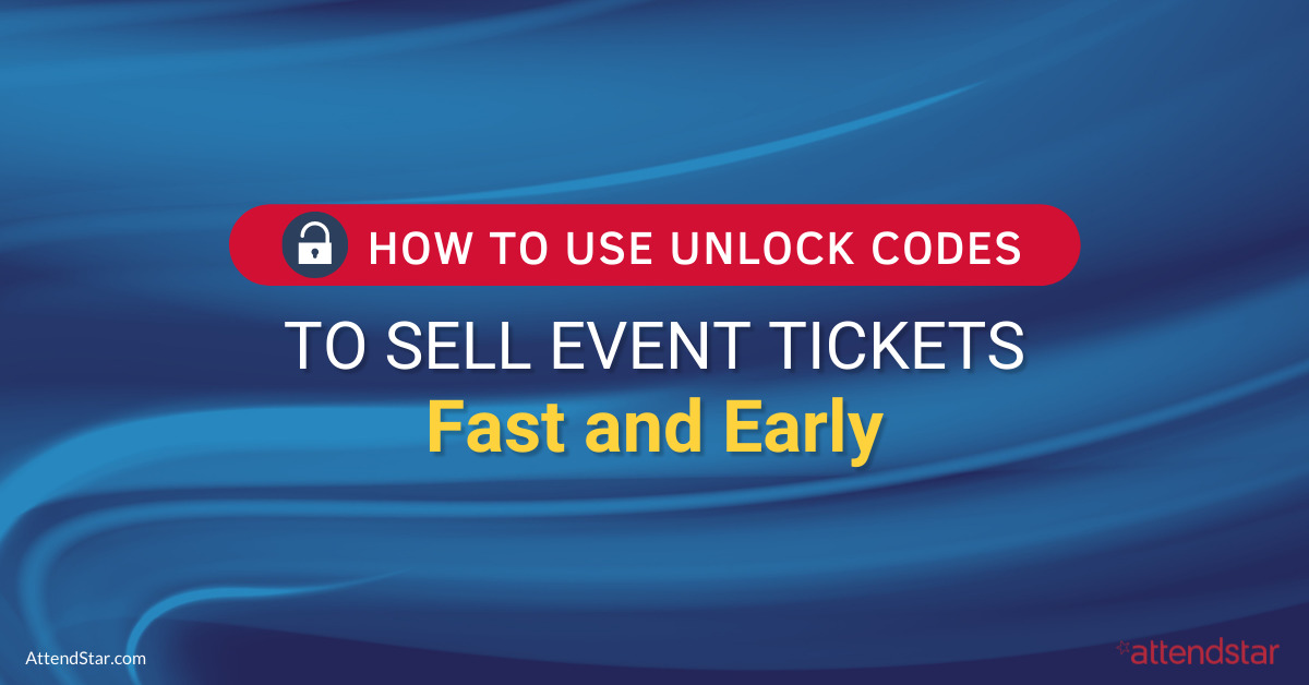 unlock codes sell event tickets